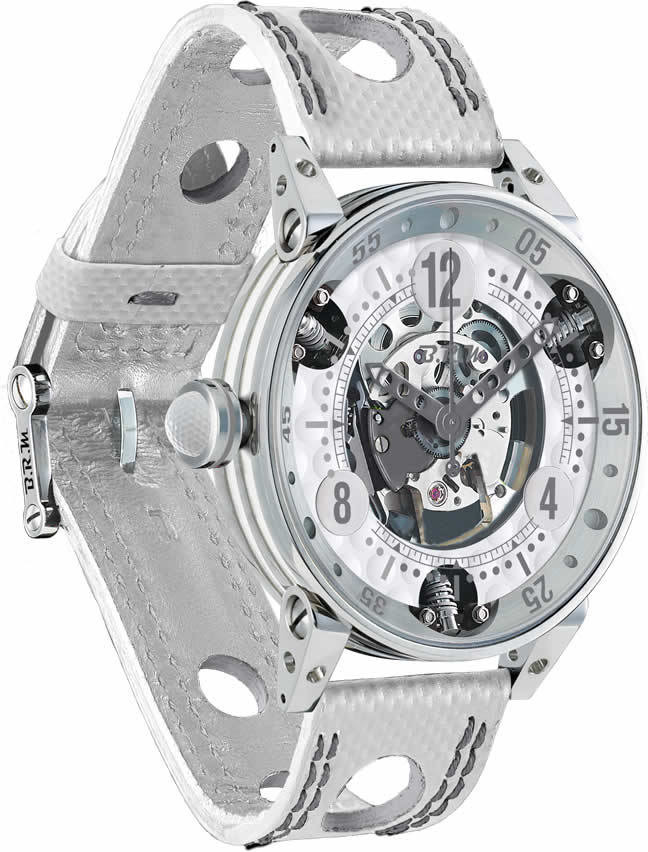 BRM Golf White Skeleton Grey GF6-44-SA-SQ-AG watch replica